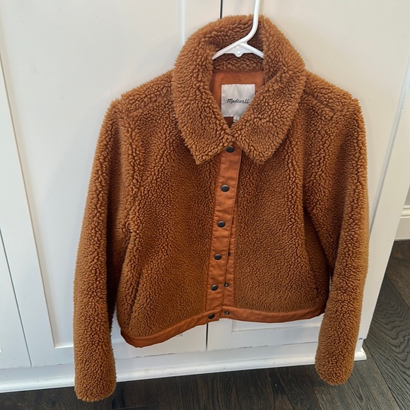 Madewell High Pile Fleece Jacket - Picture 1 of 3
